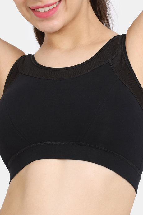 Rosaline Easy Movement Sports Bra With Removable Padding - Tap Shoe — image 5